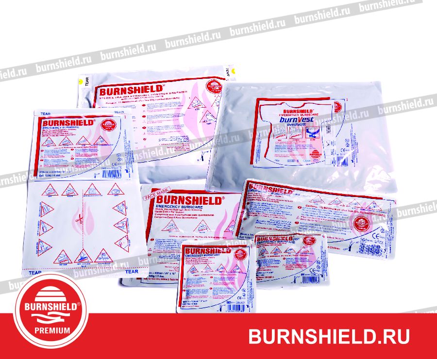 BURNSHIELD стерильная повязка. Размер: 10см х 10см (4х4) диспенсер (15шт)