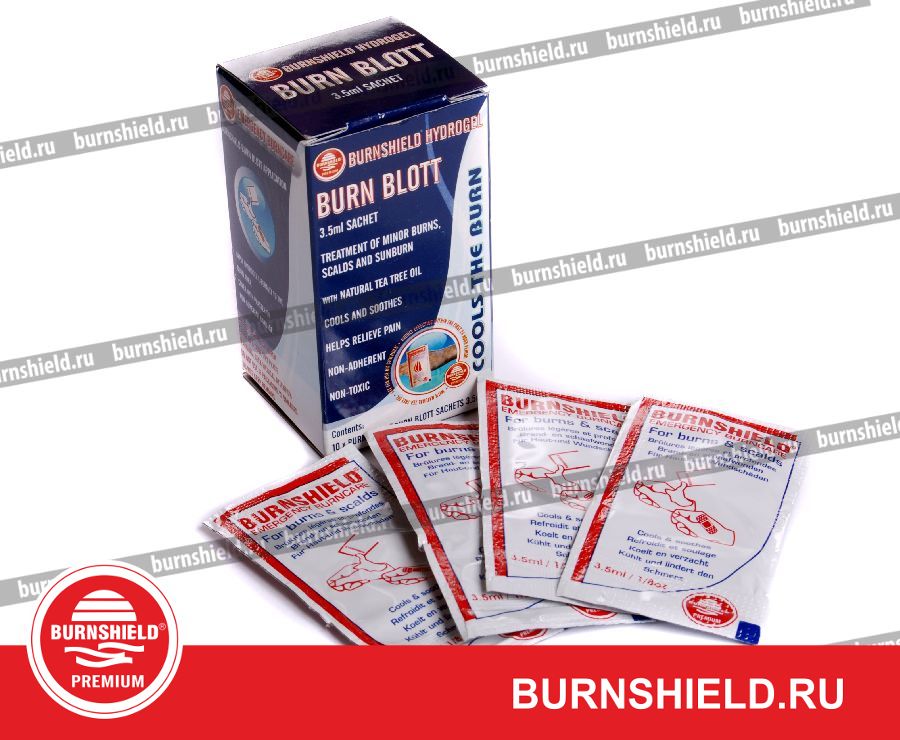 BURNSHIELD BURN BLOTT SACHETS гель в саше. Объем: 3.5мл