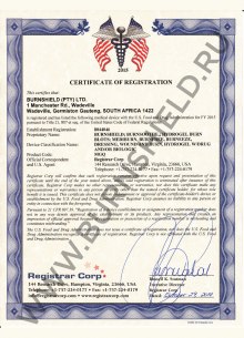 Burnshield FDA